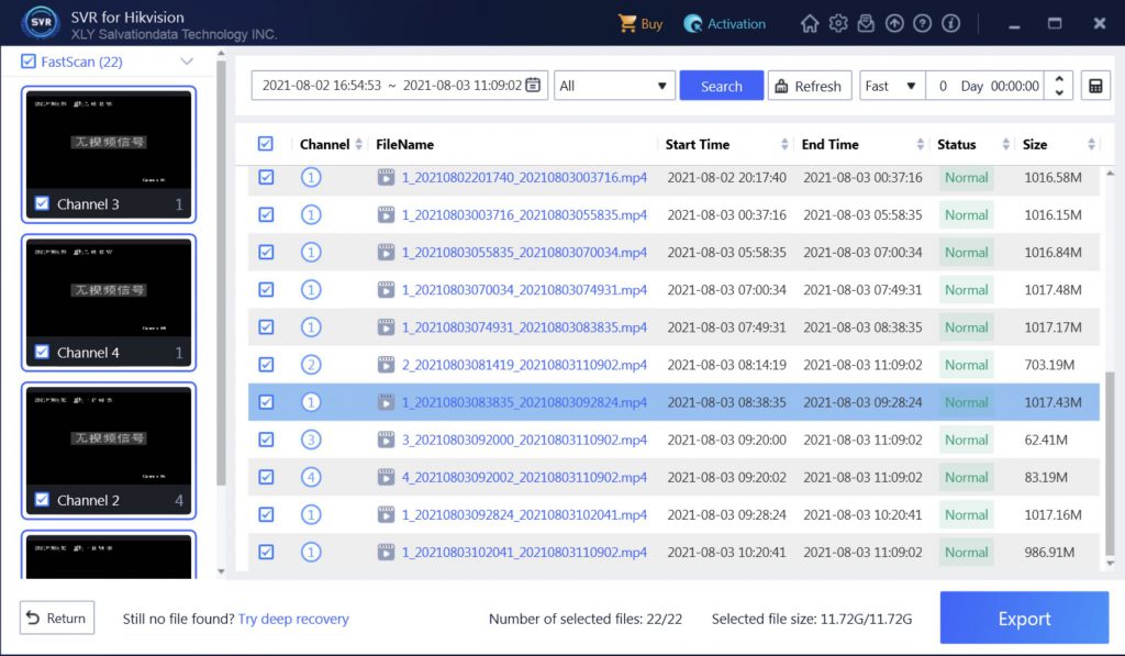 6. Export the video