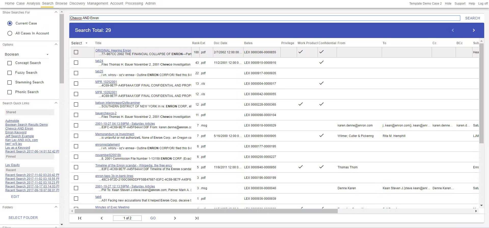 Lexbe eDiscovery Platform