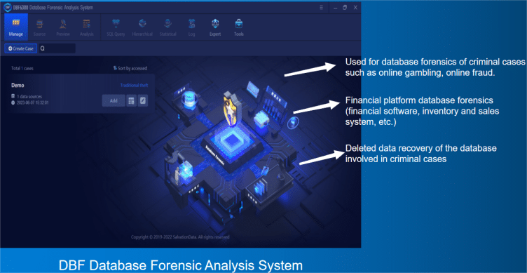 database-forensics-analysis-system