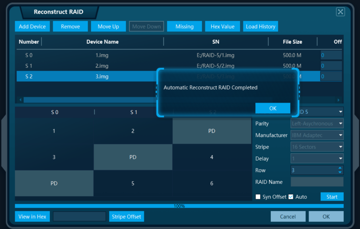 automatic-reconstruct-raid