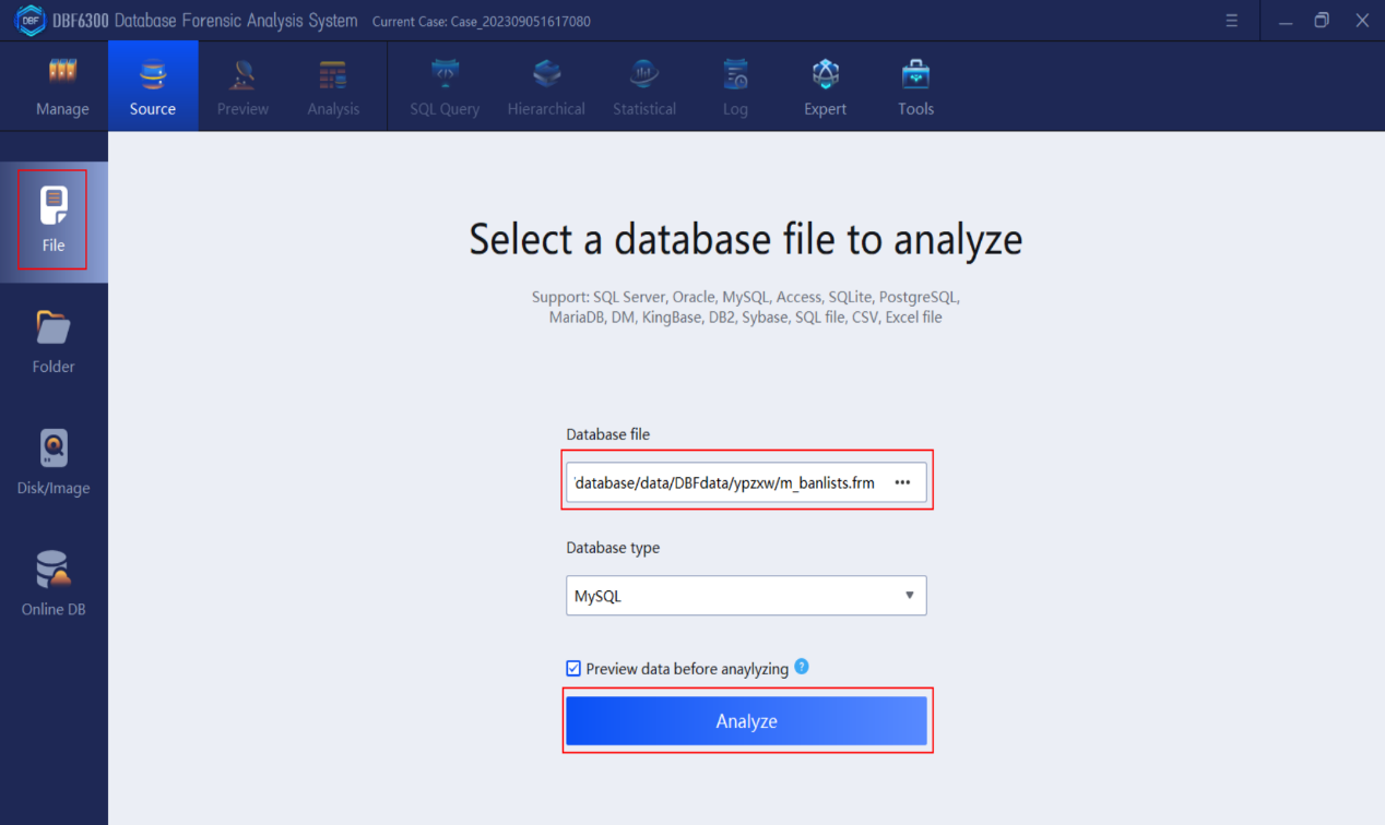 select-a-database-file-to-analyze