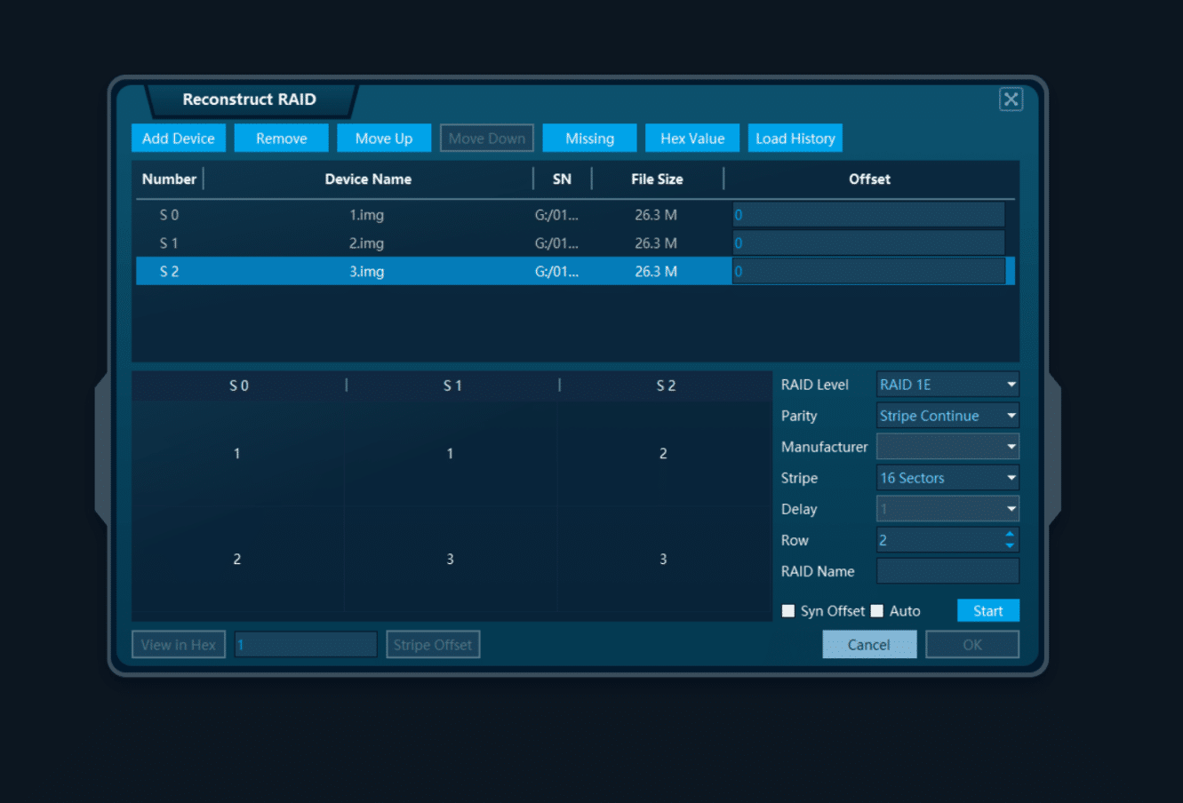 parameter-of-raid