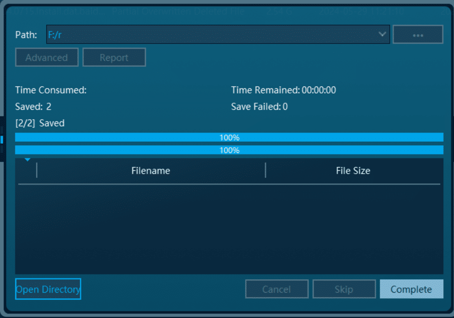 data-recovery-report