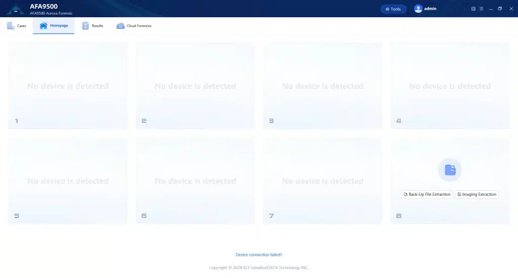 Parallel Mobile Forensics Processing for 8 Devices