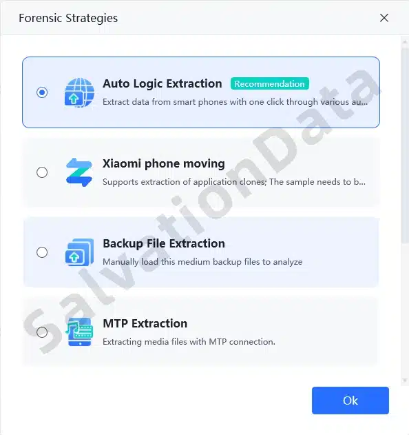 Extraction Strategy Selection