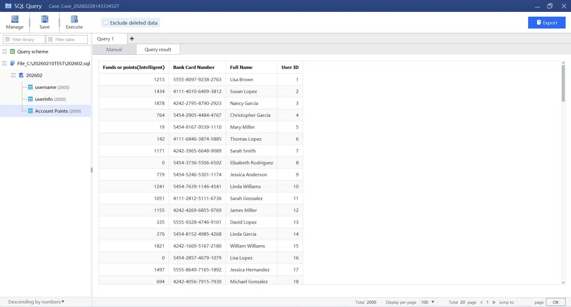 DBF6300 operation step 4 - deeper MySQL analysis