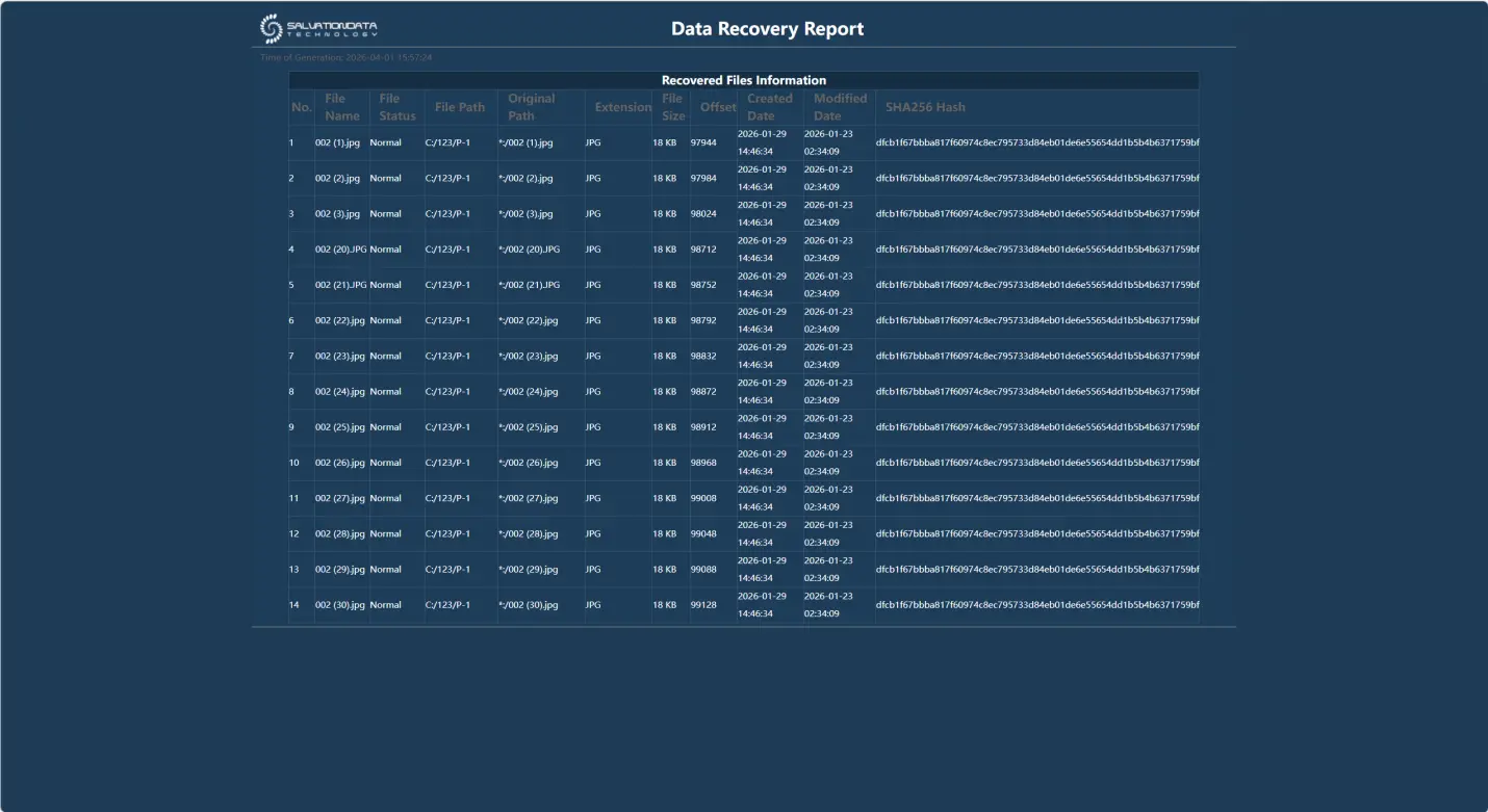 DRS operation steps - generate the report 2
